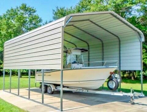 Garages & Carports: 18Wx26Lx11H with 6′ Side Panels — Handi-House building