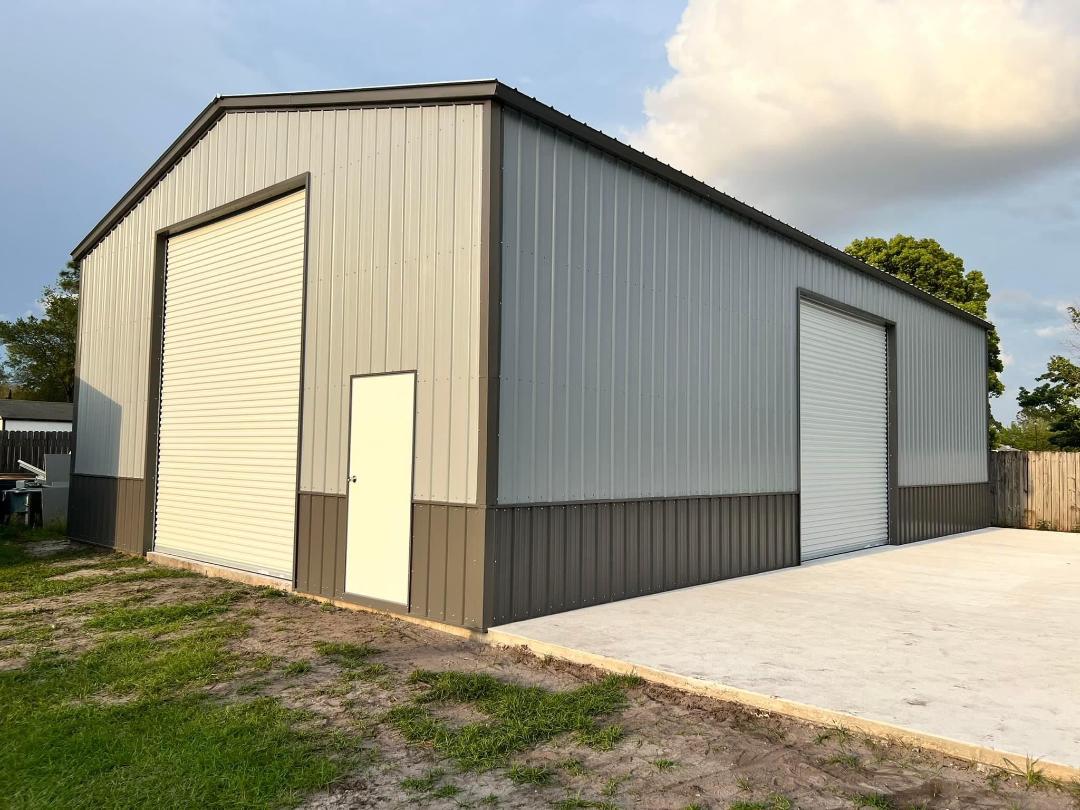 Garage: 30x61x14 All Vertical Garage — Handi-House building