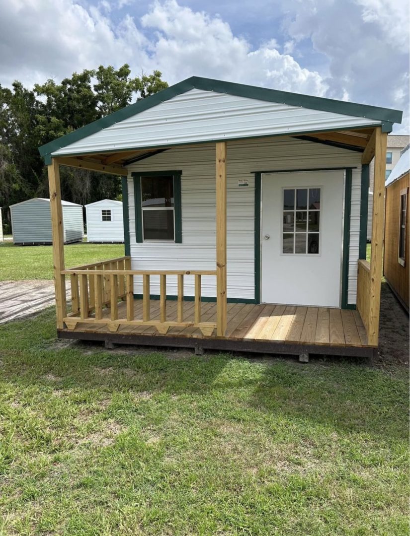 Handi House New Type Eve Building – 12 x 24 Porch Model — Handi-House building