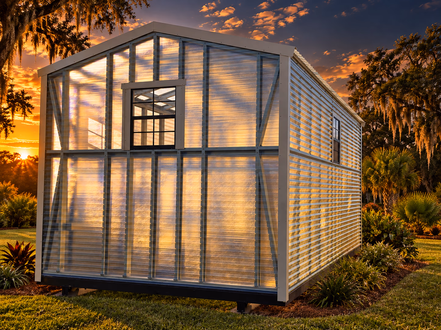Handi-House 10X20 8′ SIDEWALL Custom Greenhouse — Handi-House building