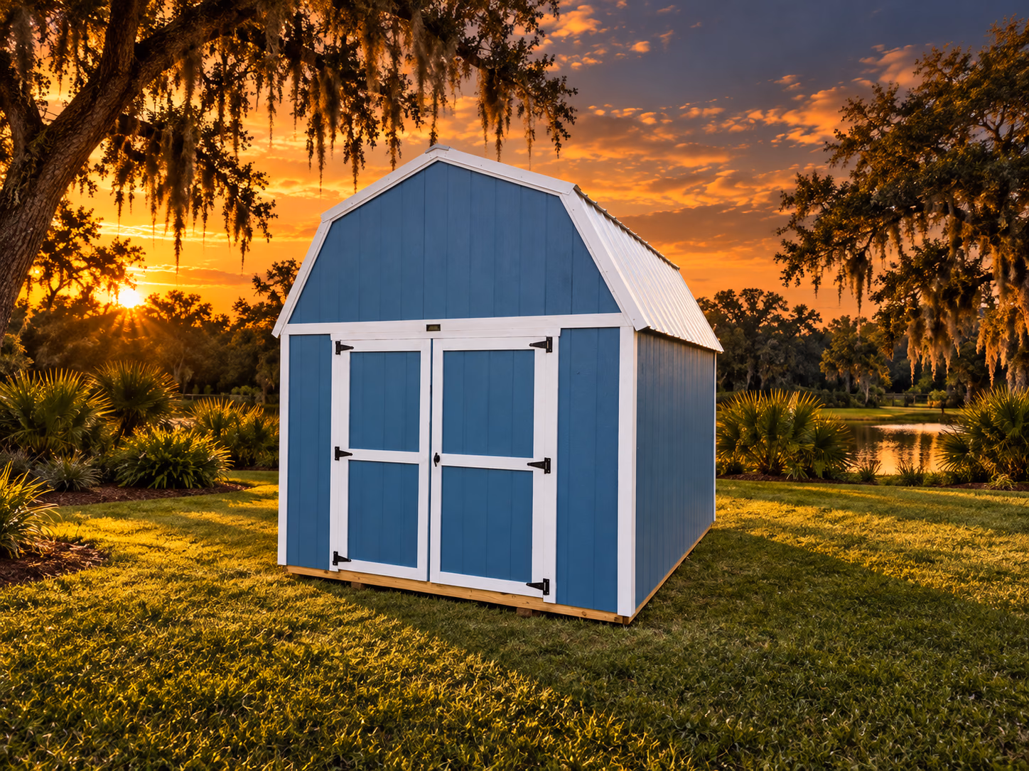 Built On Site Lofted Barn