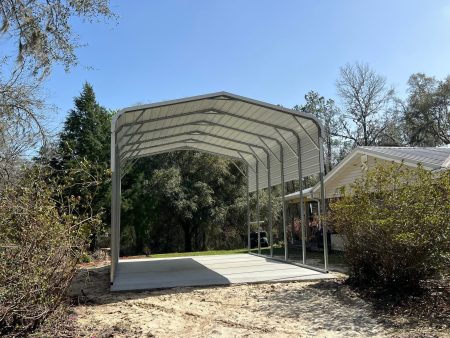 Garages & Carports: 24Wx26Lx11H Regular Style Carport 