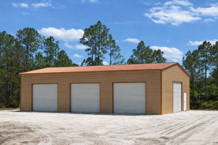 GARAGES & CARPORTS: 30W X 60L X 14H "WORKSHOP"
