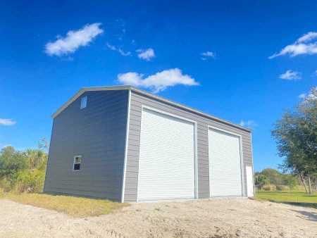 Garages and Carports: 20x36x14 Utility Garage